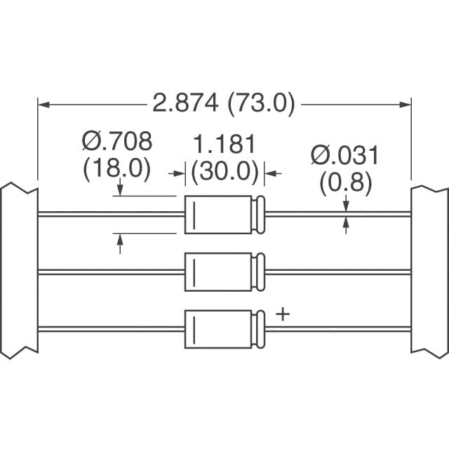 MAL211816222E3 Vishay Beyschlag/Draloric/BC Components  Condensadores electrolíticos de aluminio